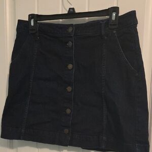 LC Lauren Conrad Dark Blue Mini Skirt (W6)
